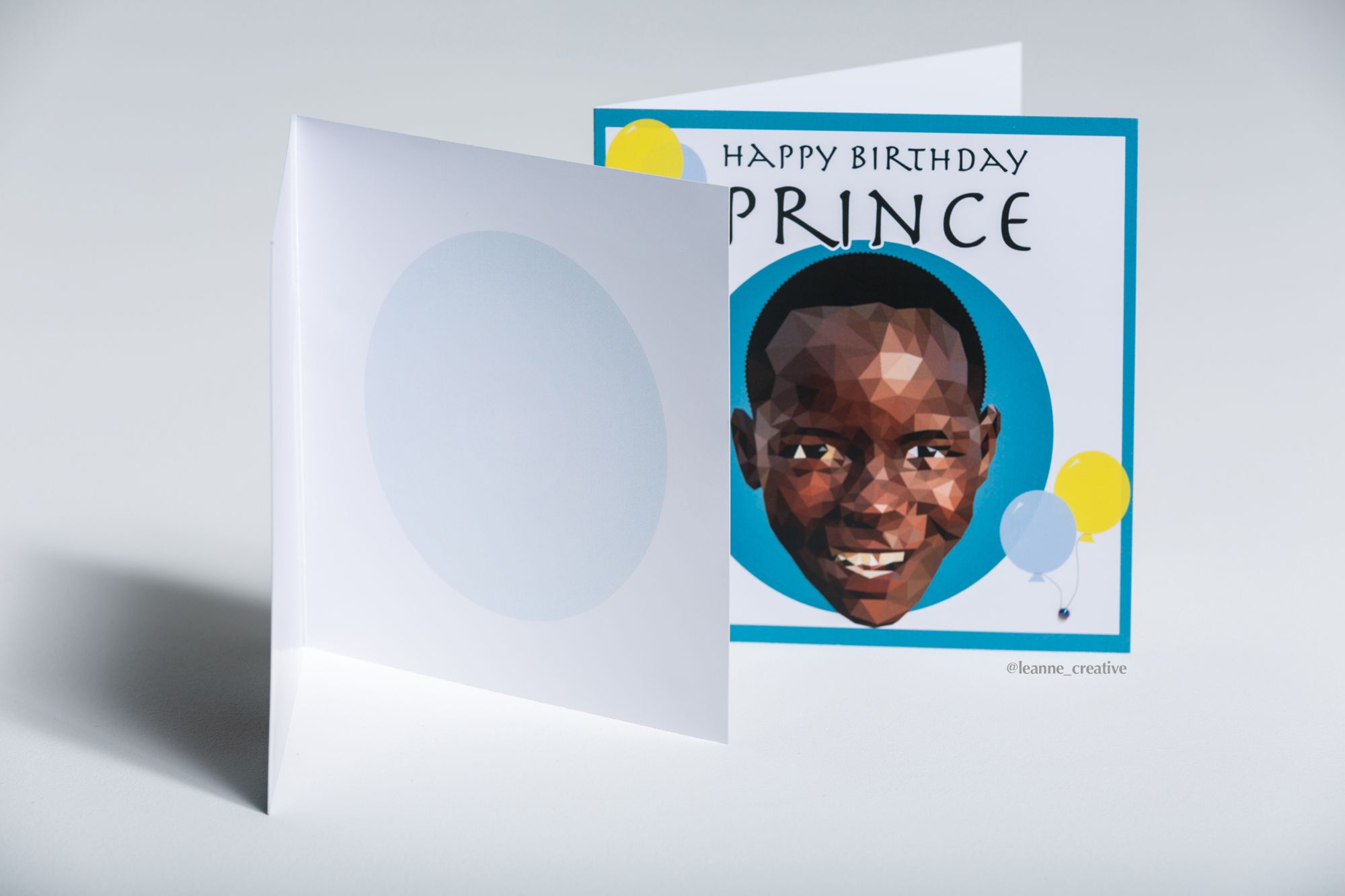 Happy Birthday Prince greeting card 1