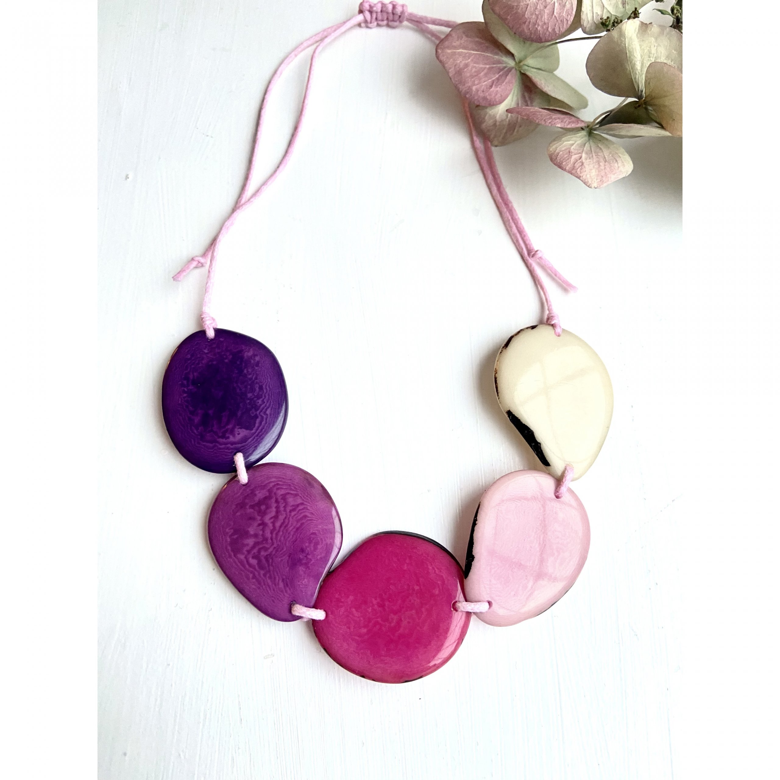 ethical-pink-tagua-jewellery-necklace